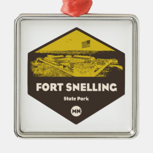 Fort Snelling Staat Park Minnesota Ornament Aus Metall
