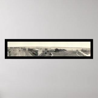 Fort St Augustine FL Foto 1912 Poster