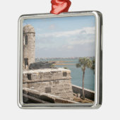 Fort, St Augustine, Florida, USA Ornament Aus Metall (Links)
