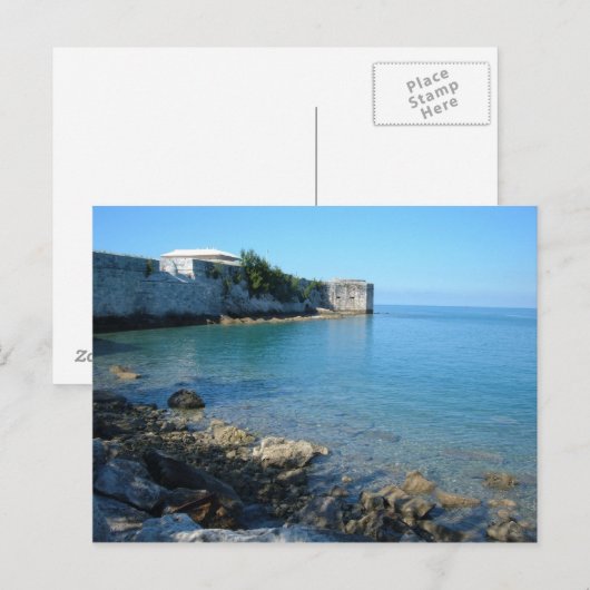 Fort St. Catherine, Bermuda Postkarte (Vorne/Hinten)