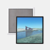 Fort Stevens Staat Park Oregon 2 Zoll Magnet (Vorderseite/Rückseite)