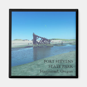 Fort Stevens Staat Park Oregon 2 Zoll Magnet