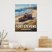 Fort Stevens State Park — Oregon Poster (Küche)