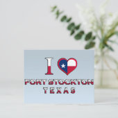 Fort Stockton, Texas Postkarte (Stehend Vorderseite)