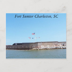 Fort Sumter Postcard Postkarte