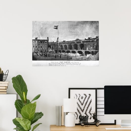 Fort Sumter Poster (Heimbüro)