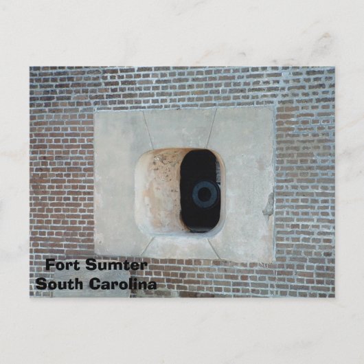 Fort Sumter Postkarte (Vorderseite)