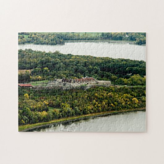 Fort Ticonabweicha Lake Champlain Adirondacks Herb Puzzle (Horizontal)