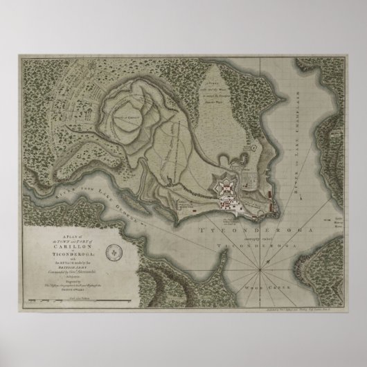 Fort Ticontempora Poster (Vorne)