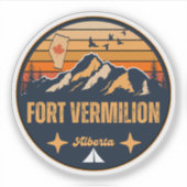 Fort Vermilion, Alberta Aufkleber (Vorderseite)