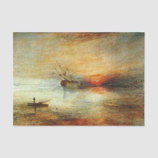 Fort Vimieux von J.M.W. Turner Seidenpapier (Vorderseite)
