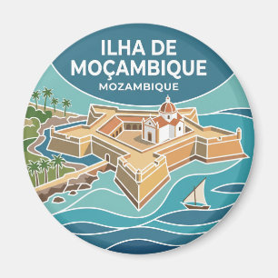 Fort von San Sebastian Mosambik Magnet