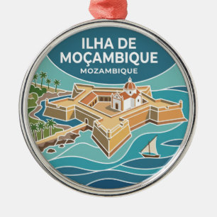 Fort von San Sebastian Mosambik Ornament Aus Metall