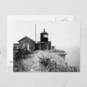 Fort Wadsworth Lighthouse Postkarte (Vorne/Hinten)