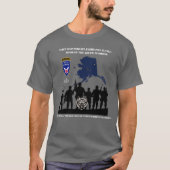 FORT WAINWRIGHT WARRIORS T - Shirt (Vorderseite)