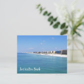 Fort Walton Beach Coastline Postcard Postkarte (Stehend Vorderseite)