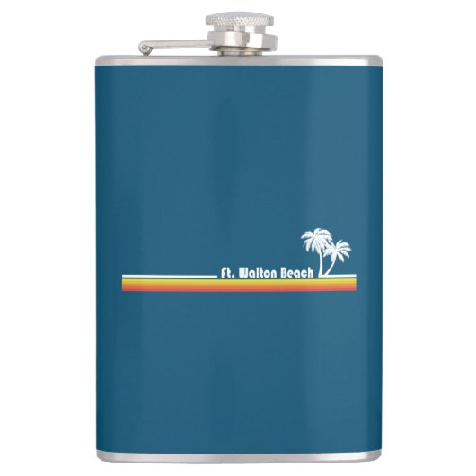 Fort Walton Beach Florida Flachmann (Vorderseite)