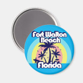 Fort Walton Beach Florida Magnet (Vorderseite/Rückseite)