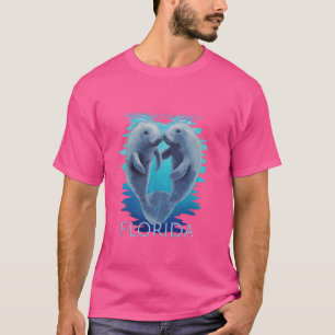Fort Walton Beach Florida Urlaub Niedlich Manatees T-Shirt