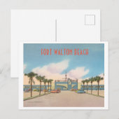 Fort Walton Beach Florida Vintag Postkarte (Vorne/Hinten)