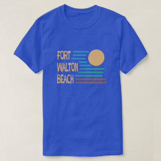 Fort Walton Beach geometrischer Entwurf T-Shirt