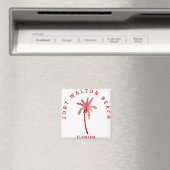 Fort Walton Beach Palm Tree Magnet (In Situ (Geschirrspüler))