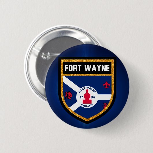 Fort Wayne Flag Button (Vorne & Hinten)
