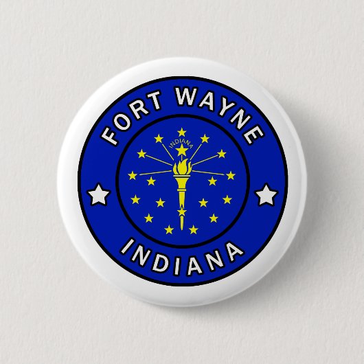 Fort Wayne Indiana Button (Vorderseite)