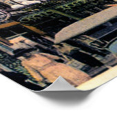 Fort Wayne, Indiana Calhoun Street 1920 Poster (Ecke)