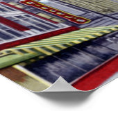 Fort Wayne Indiana Calhoun Street Poster (Ecke)