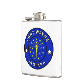 Fort Wayne Indiana Flachmann (Links)