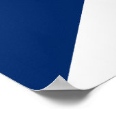 Fort Wayne, Indiana, Flagge der Vereinigten Staate Poster (Ecke)