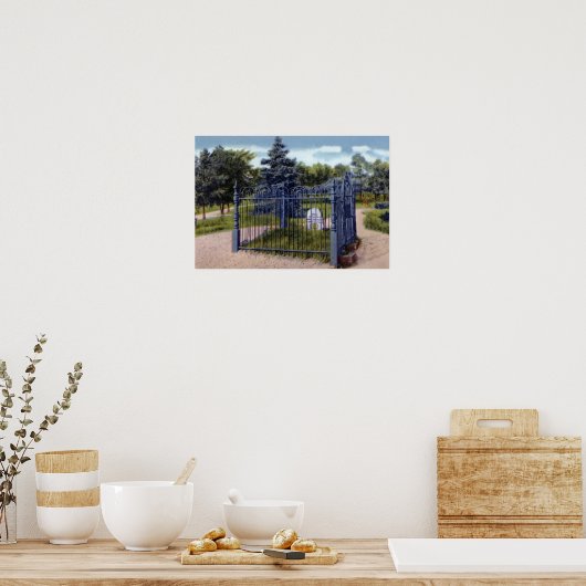 Fort Wayne Indiana Grave of Johnny Appleseed Poster (Küche)