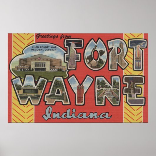 Fort Wayne, Indiana - Große Briefszenen Poster (Vorne)