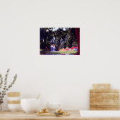 Fort Wayne Indiana Jaenicke Gardens Waterfall Poster (Küche)