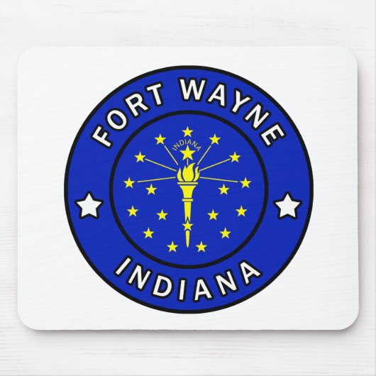 Fort Wayne Indiana Mousepad (Vorne)