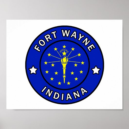 Fort Wayne Indiana Poster (Vorne)