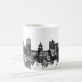 Fort Wayne Indiana Skyline BW Kaffeetasse (Mittel)