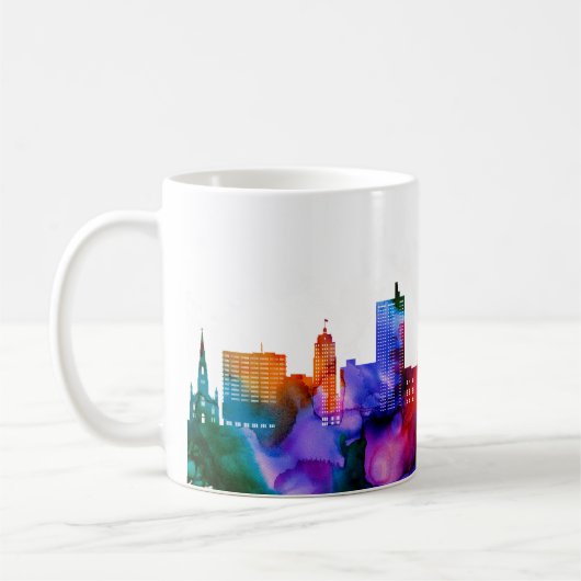 Fort Wayne Skyline Kaffeetasse (Links)