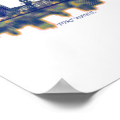 Fort Wayne Skyline Poster (Ecke)