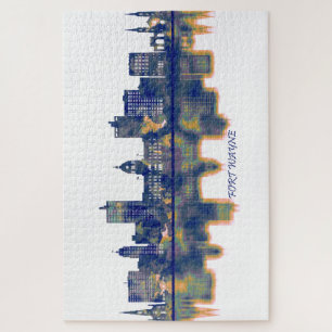 Fort Wayne Skyline Puzzle