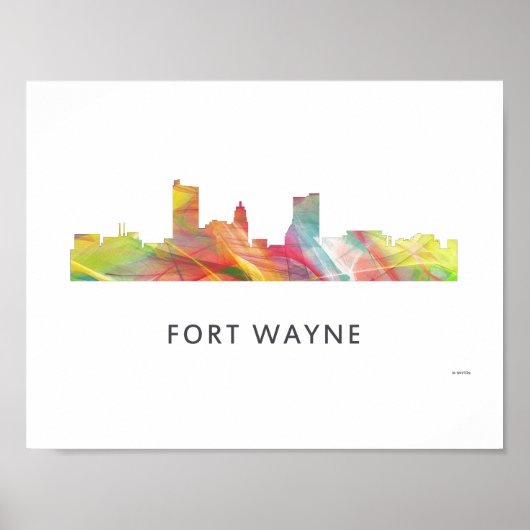 FORT WAYNE SKYLINE WB1 - POSTER (Vorne)