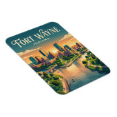 Fort Wayne USA Magnet (Rechte Seite)