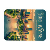 Fort Wayne USA Magnet (Horizontal)