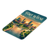 Fort Wayne USA Magnet (Linke Seite)