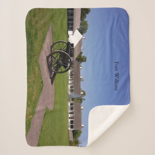 Fort Wilkins Fleecedecke Sherpadecke (Vorderseite)