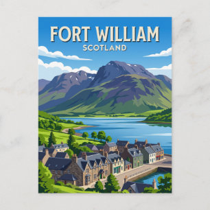 Fort William Schottland Postkarte