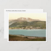 Fort William und Ben Nevis, Inverness, Schottland Postkarte (Vorne/Hinten)