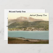 Fort William und Ben Nevis, Inverness, Schottland Postkarte (Vorne/Hinten)