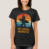 Fort Worden Washington Sasquatch Souvenir T-Shirt (Vorderseite)